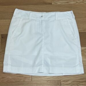 Nike Golf White Skirt Modest Performance Athletic Skort - Size 6